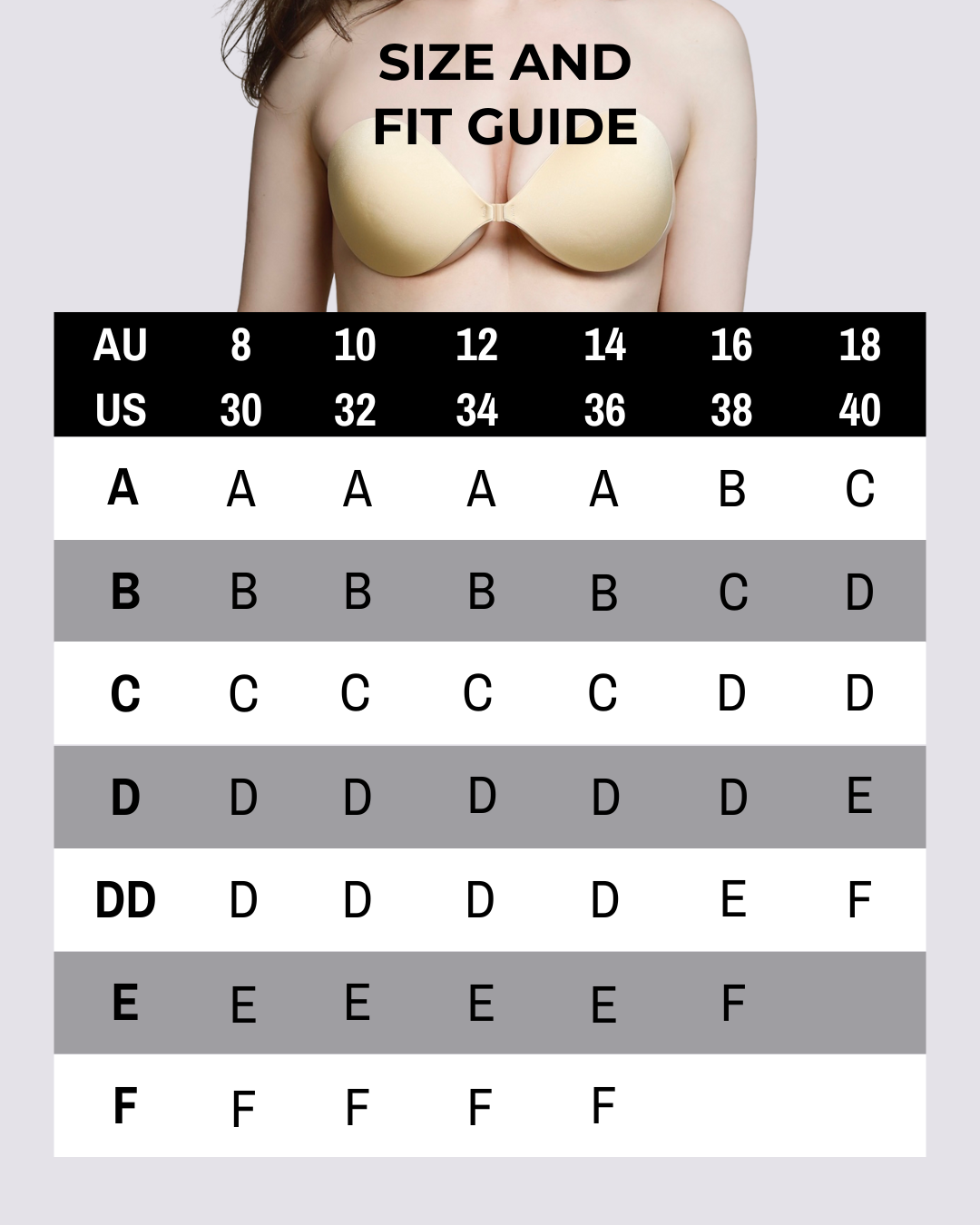Bzez Fabric Sticky Bra with straps