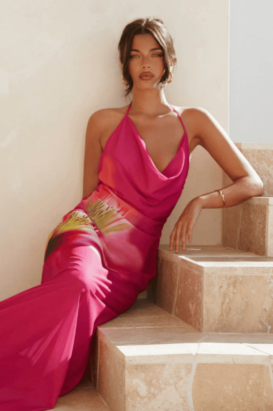 Peppermayo Fantasy Maxi - Pink Tropical