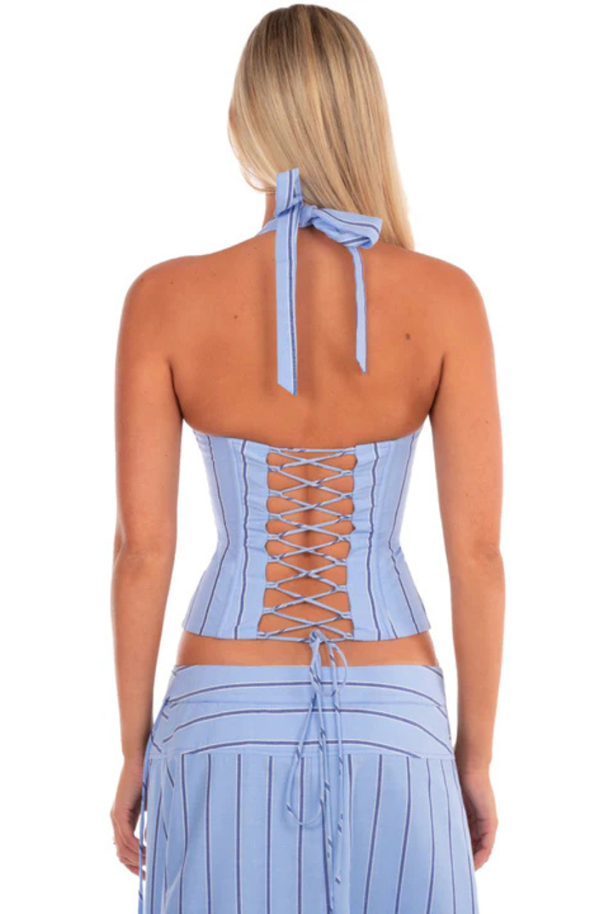 I Am Delilah - Sabrina Corset & Skirt Bluebell