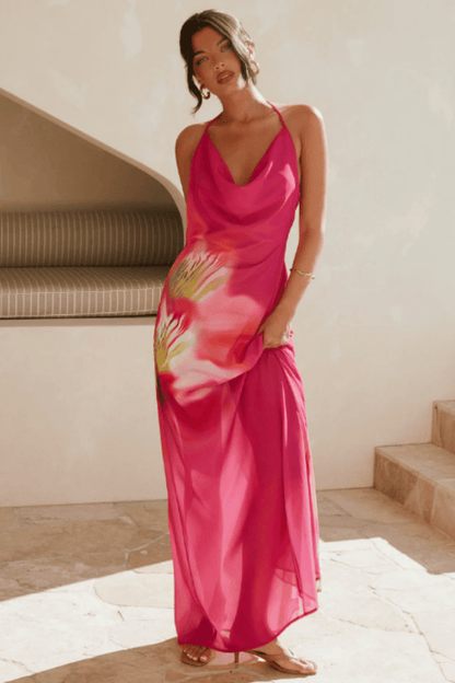 Peppermayo Fantasy Maxi - Pink Tropical