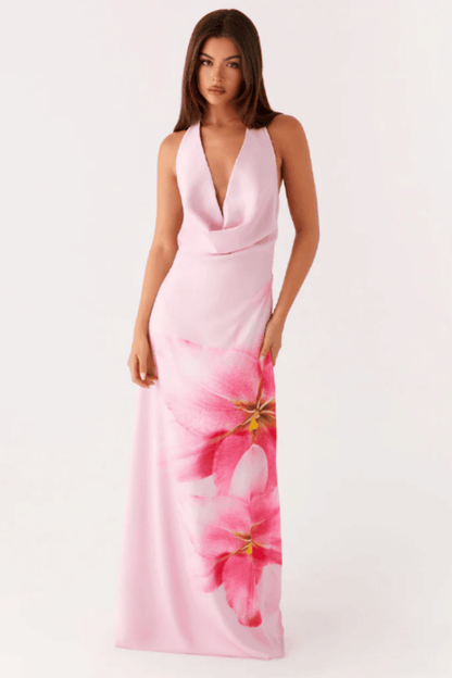 Peppermayo - Bryony Cowl Maxi - Pink