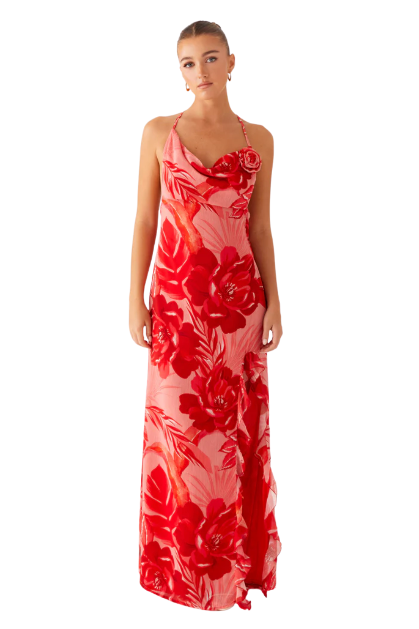 Peppermayo First Class Maxi Dress - Sicily Sunsets
