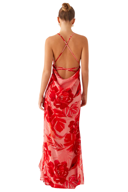 Peppermayo First Class Maxi Dress - Sicily Sunsets