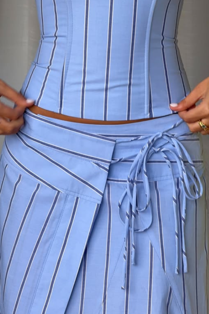 I Am Delilah - Sabrina Corset & Skirt Bluebell