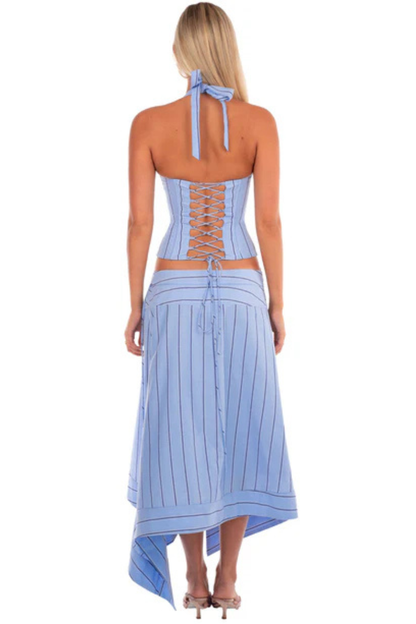 I Am Delilah - Sabrina Corset & Skirt Bluebell