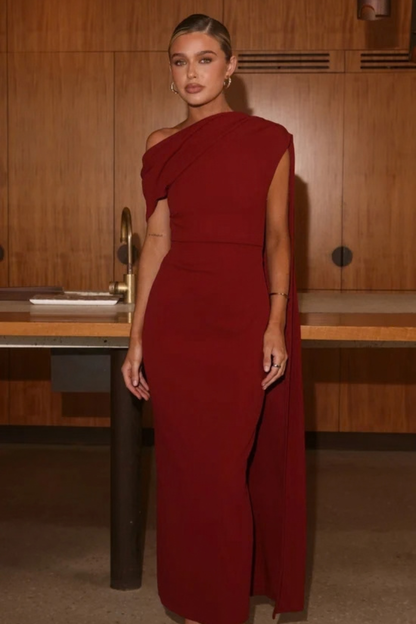 Billy J Delilah Maxi Dress - Wine
