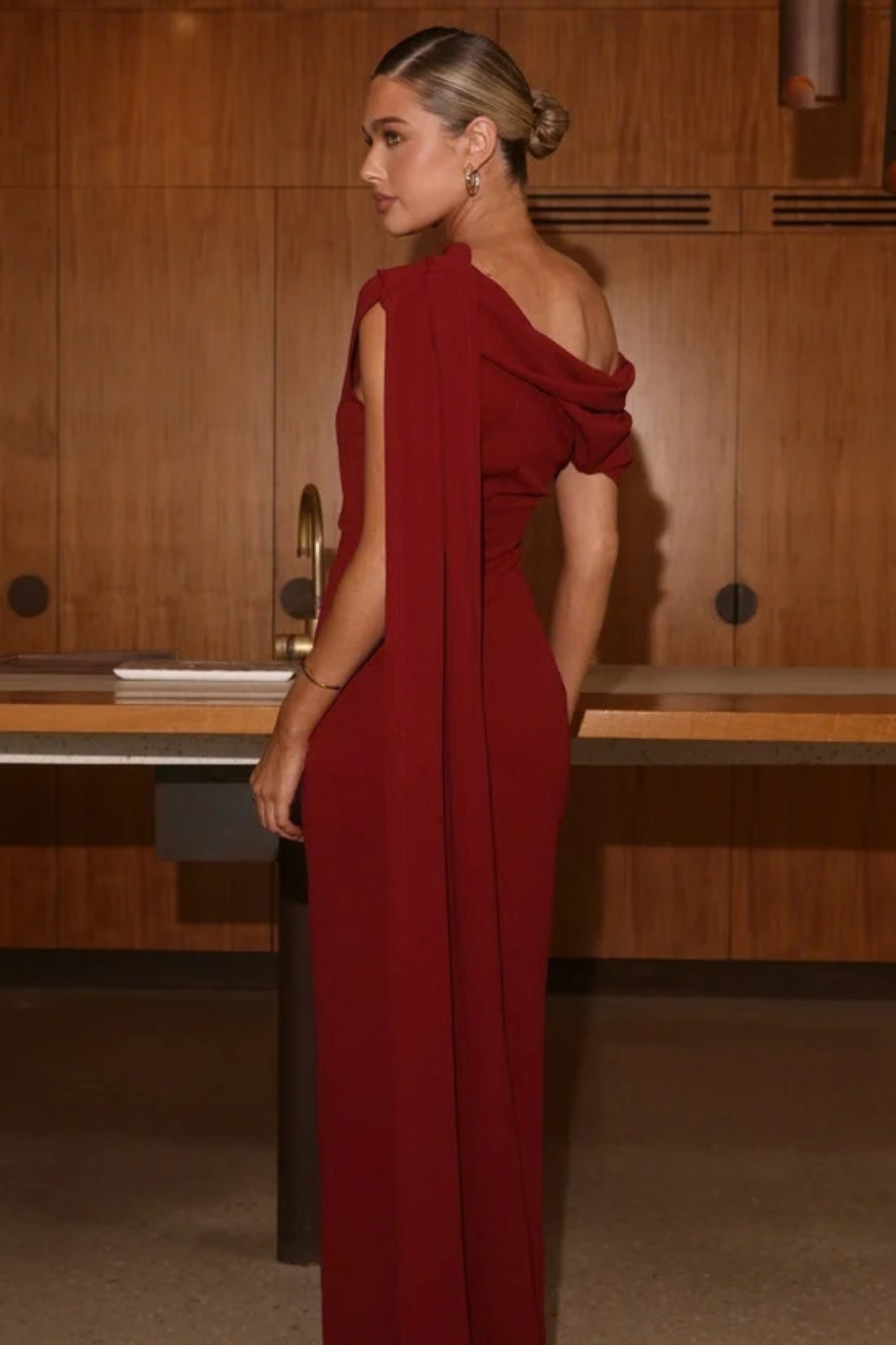 Billy J Delilah Maxi Dress - Wine