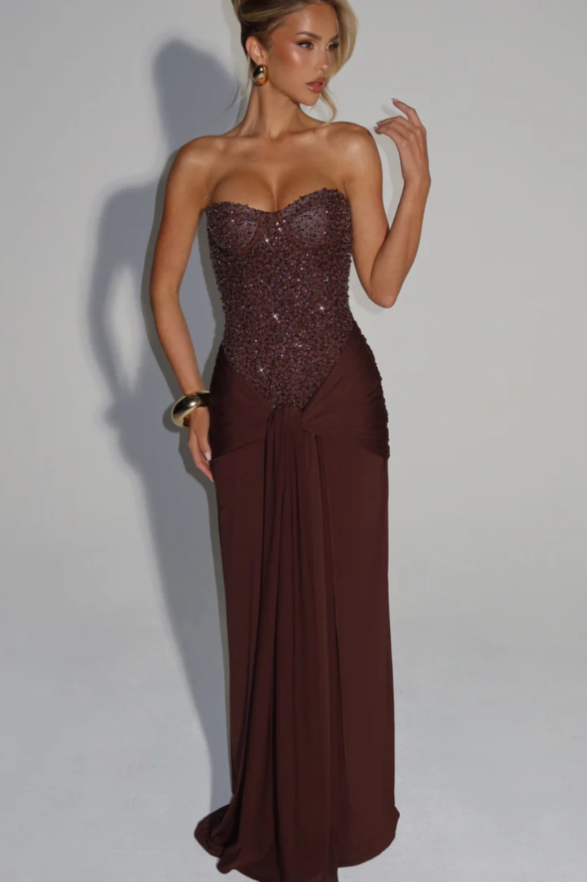 TEST Babyboo - Carina Maxi Plum Brown (TEST)