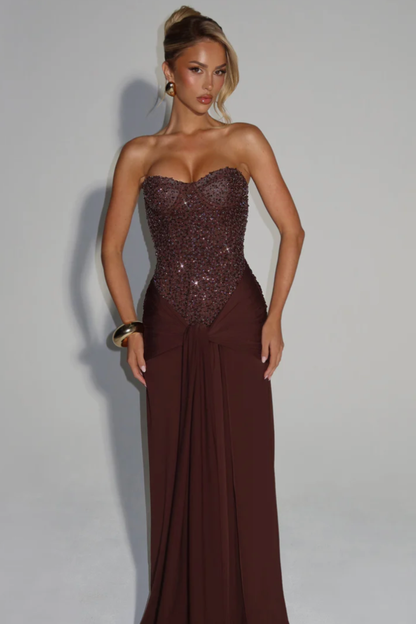 TEST Babyboo - Carina Maxi Plum Brown (TEST)