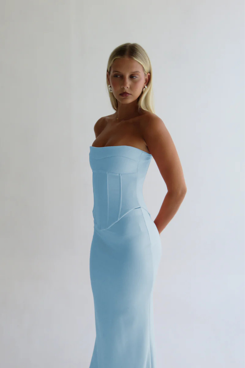 Hntr The Label - Louie Gown Baby Blue