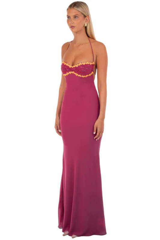 I am Delilah Maxi Dress WIne