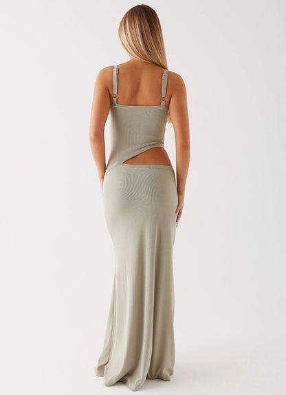 Jocelyn_Maxi_Dress_Sage dress rental