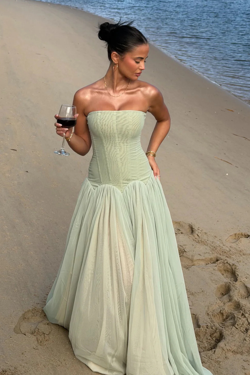 White Fox - Magic Muse Maxi Dress - Mint