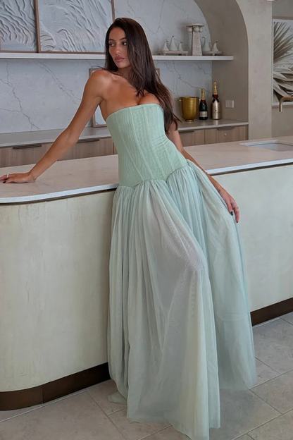 White Fox - Magic Muse Maxi Dress - Mint