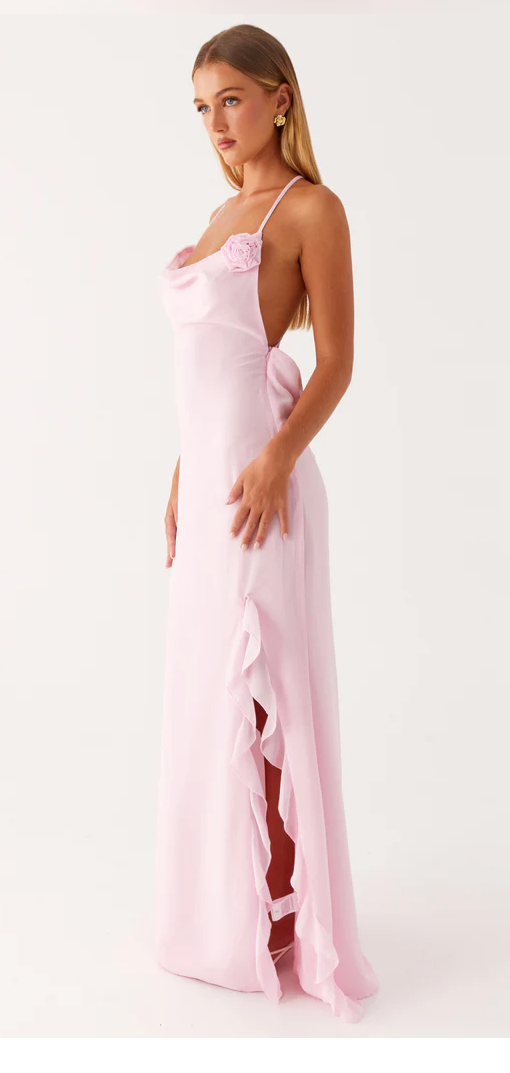 Peppermayo - First Class Maxi Dress - Pink Runway Ready Peppermayo - First Class Maxi Dress - Pink Runway Ready