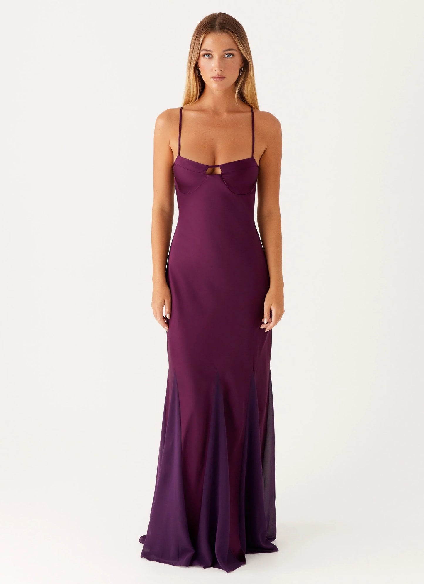 Peppermayo - Ravello Maxi Dress - Mulberry Ball Gown Hire