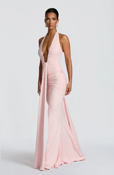 babyboo pink dress Babyboo Rosetta Blush – Runway Ready